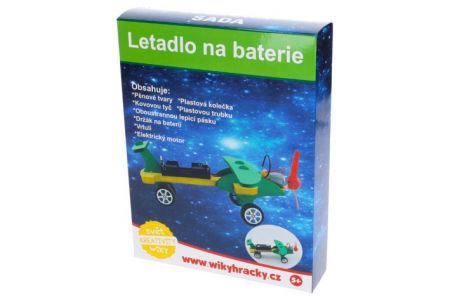 Kreativní set - Letadlo na baterie