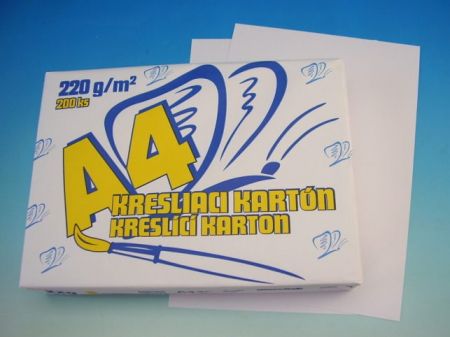 Kreslící karton A4 220g, balení 200ks - Notes