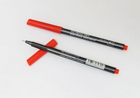 KOH-I-NOOR Popisovač fine liner 7021 červená