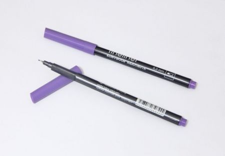 KOH-I-NOOR Popisovač fine liner 7021 fialová bledá