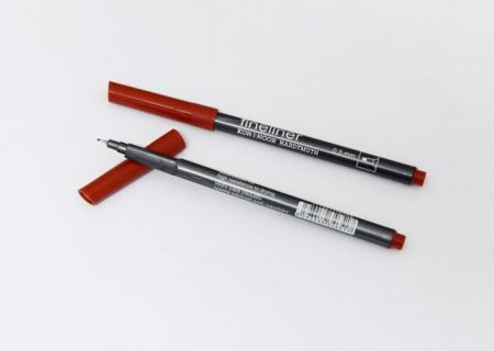 KOH-I-NOOR Popisovač fine liner 7021 hněď oranžová