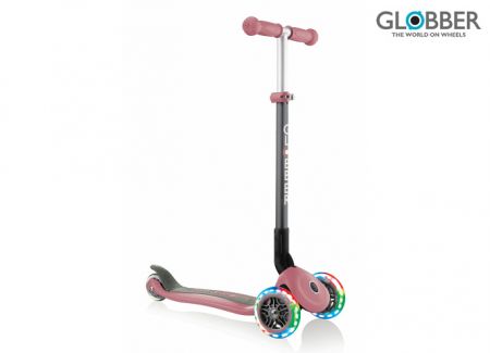 Globber Kolobežka Primo Foldable Lights Deep pastel pink