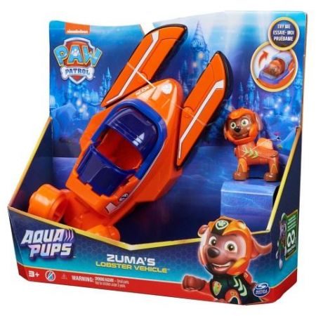 PAW PATROL AQUA VOZIDLA S FIGURKOU ZUMA