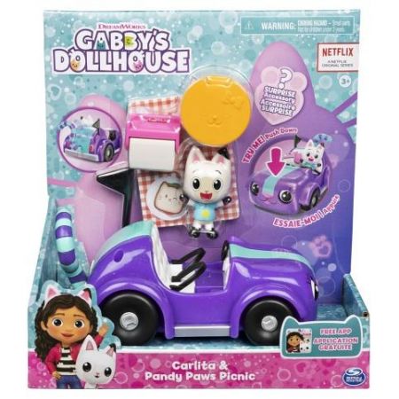 GABBY&#39;S DOLLHOUSE VOZIDLO S FIGURKOU