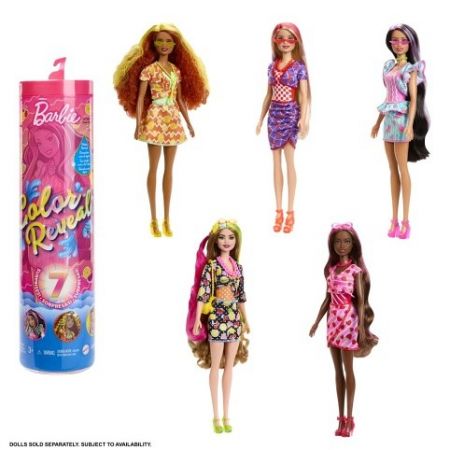 Barbie COLOR REVEAL BARBIE SLADKÉ OVOCE ASST
