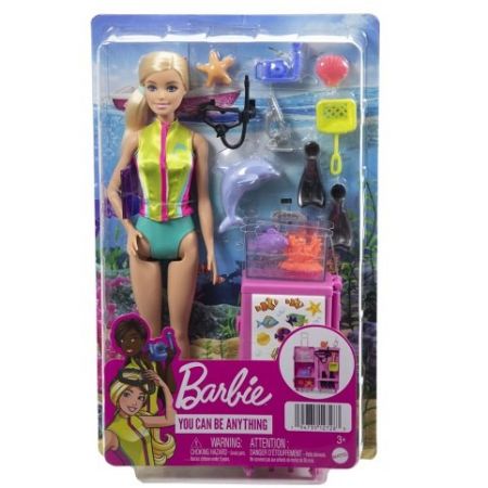 Barbie MOŘSKÁ BIOLOŽKA HERNÍ SET