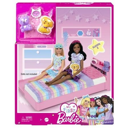 Barbie MOJE PRVNÍ BARBIE POSTÝLKA HERNÍ SET