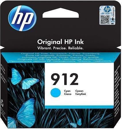 3YL77AE Inkoustová cartridge HP 912, do tiskárny OfficeJet 8023 All-in-One, azurová, 315 s