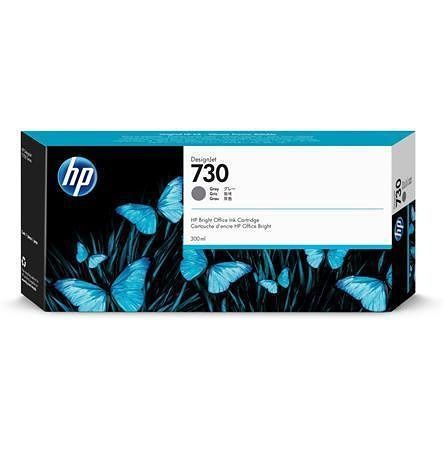 P2V72A Inkoustová cartridge HP 730, do tiskárny DesignJet T1600, T1700, T2600, šedá, 300 m