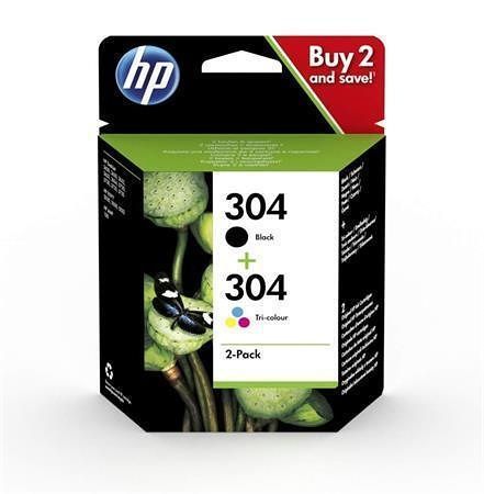 3JB05AE Inkoustová cartridge, černá + barevná, multipack pro tiskárny Deskjet 2620, 2630, 