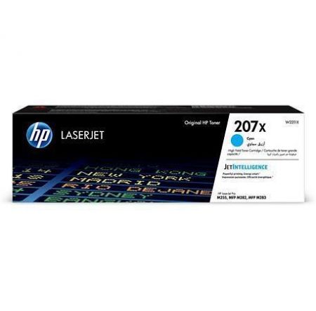 W2211X Toner pro Color LaserJet Pro M182N, M183FW tiskárny, HP 207x, cyan, 2450 str.