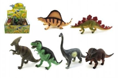 Dinosaurus plast 40cm asst