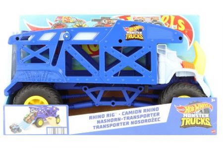 Hot Wheels Monster trucks nosorožčí přeprava trucků HFB13