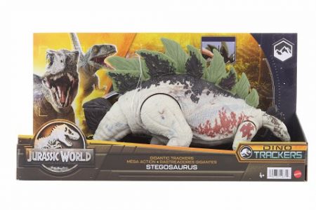 Jurský Svět Obrovský útočící dinosaurus - Stegosaurus HLP24