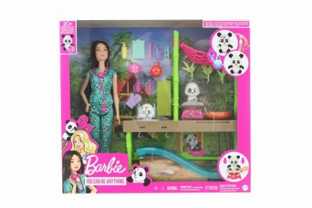 Barbie Záchrana pandy herní set HKT77