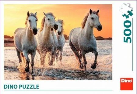 Puzzle Koně v příboji 500 dílků