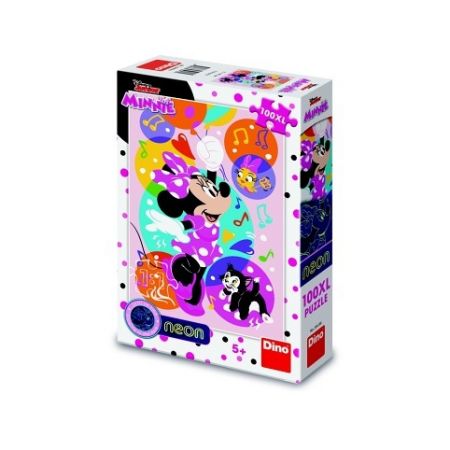 Puzzle XL Minnie neon 100 dílků