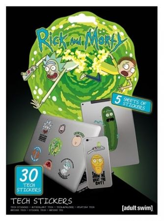 Samolepky Rick and Morty, 30 ks