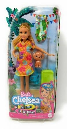 Barbie a Chelsea s plavkami v zeleném kufříku