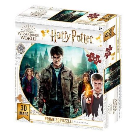 Puzzle 3D Harry, Hermiona a Ron 500 dílků