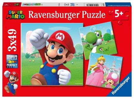 Puzzle dětské Super Mario 3x49 dílků