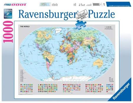 Puzzle Politická mapa světa 1000 dílků