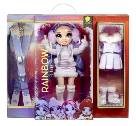 Rainbow High Zimní fashion panenka Violet Willow