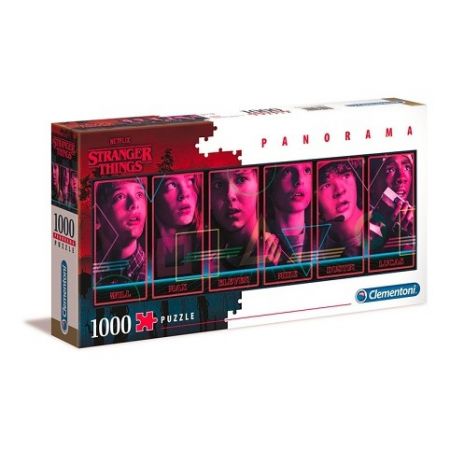 Puzzle 1000 dílků Panorama Stranger things