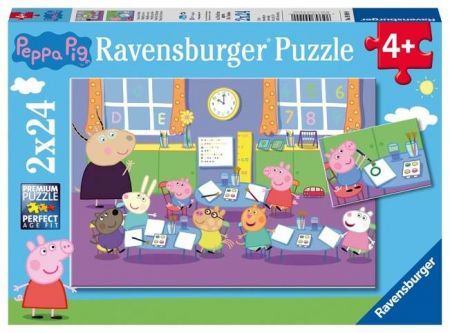 Puzzle Prasátko Peppa 2x24 dílků