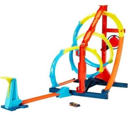 Hot Wheels track builder spirála