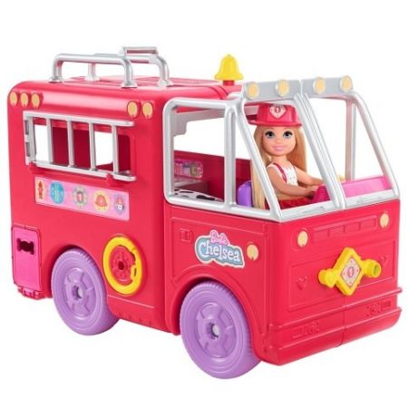 Barbie Chelsea hasičské auto