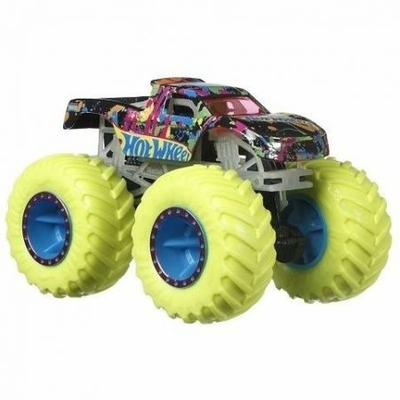 Hot Wheels monster trucks svítící ve tmě