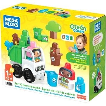 Mega Bloks zelené město oddíl třídění a recyklace