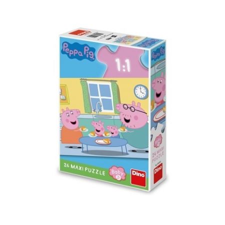 Puzzle maxi 24 dílků Prasátko Peppa oběd