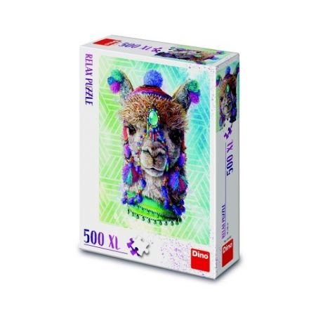 Puzzle relax 500 dílků XL Lama