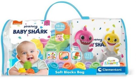 Kostky soft - 48 ks Baby Shark