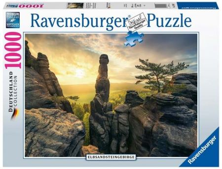 Puzzle Labské Pískovce za rozbřesku 1000 dílků