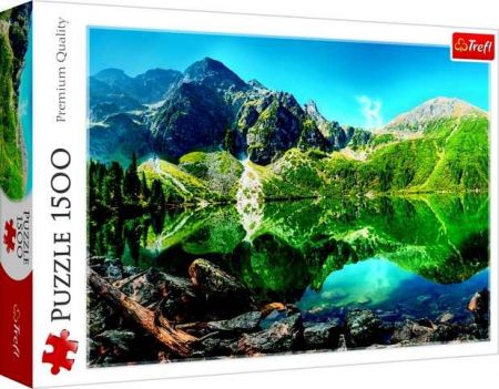 Puzzle Mořské oko Tatry Polsko 1500 dílků