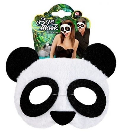 Maska plyšová panda