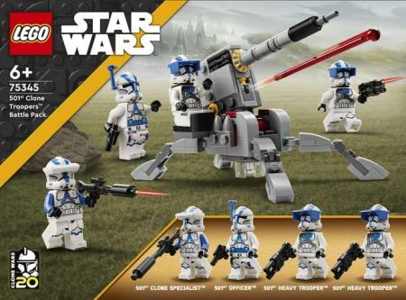 LEGO® Star Wars™ 75345 Bitevní balíček klonovaných vojáků z 501. legie