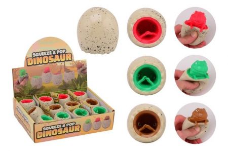 Vejce s dinosaurem Squeeze &amp; Pop