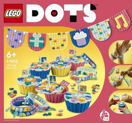 LEGO® DOTS 41806 Úžasná party sada