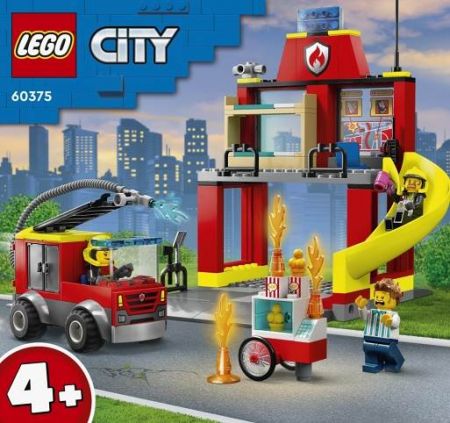 LEGO® City 60375 Hasičská stanice a auto hasičů