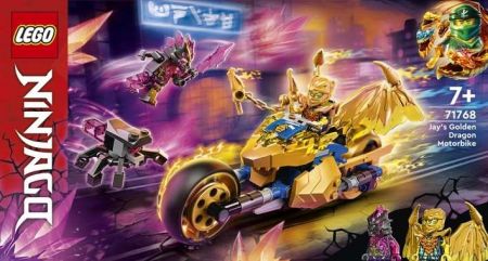 LEGO® NINJAGO® 71768 Jayova zlatá dračí motorka