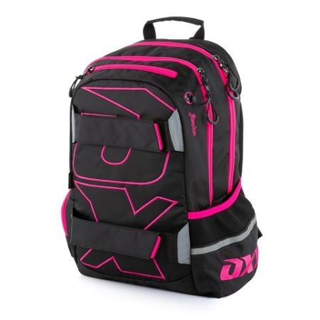 Studentský batoh OXY Sport BLACK LINE pink