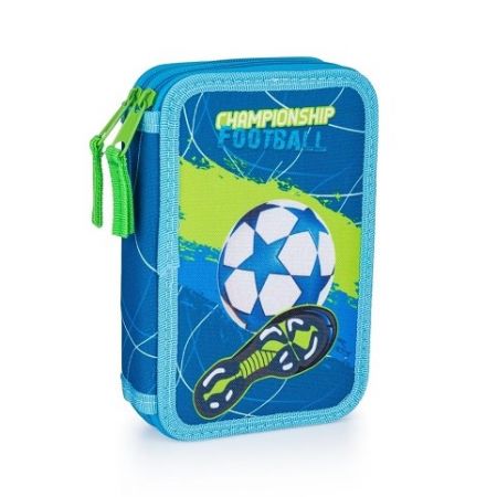 Penál 2 p. prázdný OXY Style Mini football blue