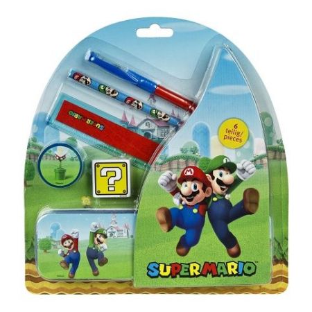 Školní sada 6ks Super Mario