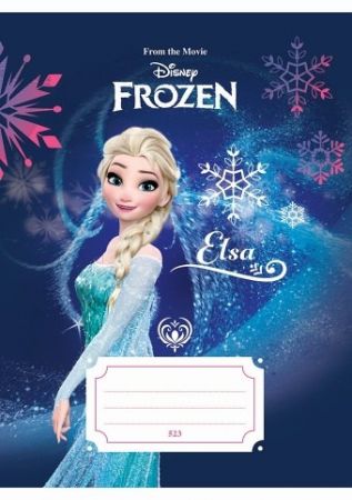 Sešit A5, 523, 20listů Frozen