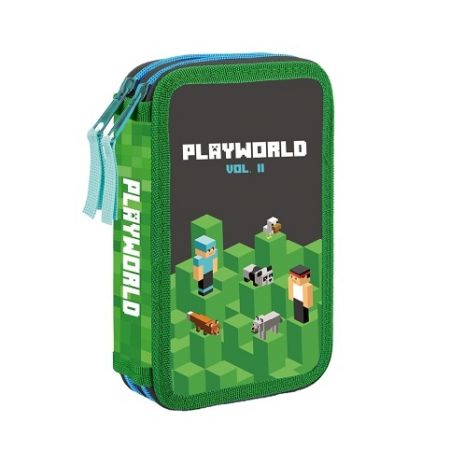 Penál 2 p. prázdný Playworld