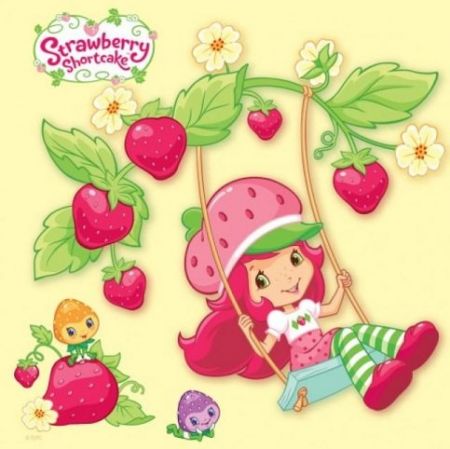 Omalovánka  čtvercová Strawberry